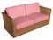 Punch Inca - Pink Abstract & Geometric,Diamonds,Global Upholstery Fabric 54 Inches"